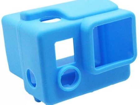 New Mobile Capa Silicone Azul para GoPro HERO3+ Online Hot Sale