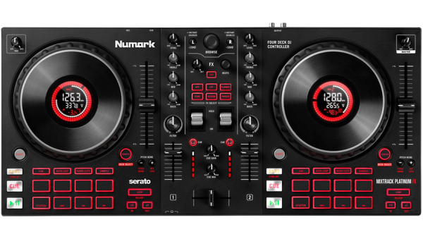 Numark Mixtrack Platinum FX 2-Channel DJ Controller For Discount