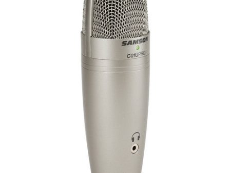 Samson C01U Pro USB Studio Condenser Microphone (Silver) on Sale