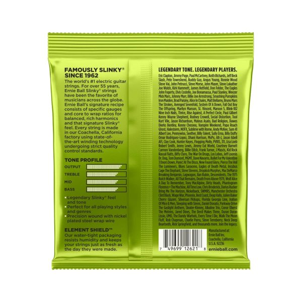 Ernie Ball 2621 Nickel 7-String Slinky Electric Guitar Strings Online Hot Sale