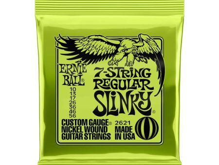 Ernie Ball 2621 Nickel 7-String Slinky Electric Guitar Strings Online Hot Sale