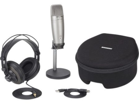 Samson C01U Pro Podcasting Pack (Silver) Sale