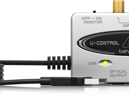 Behringer UCA202 Ultra-Low Latency 2 In 2 Out USB Audio Interface with Digital Output For Cheap