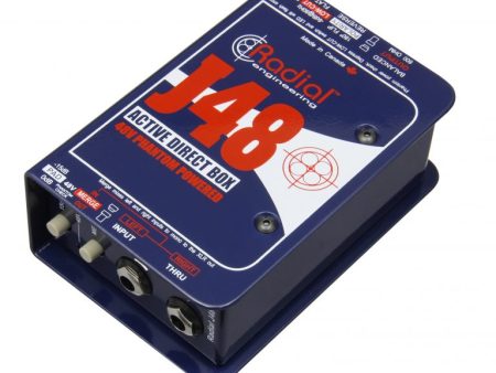 Radial Engineering J48 - Single Ch Active DI Box Online Hot Sale