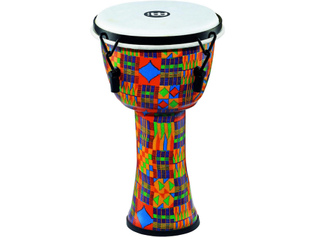 Meinl Mechanically Tuned Djembe with Synthetic Shell and Head 8 in. Kenyan Quilt Online Sale