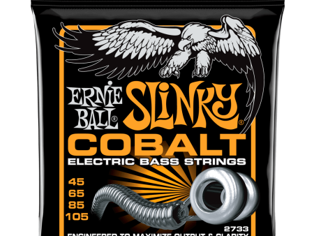 Ernie Ball 2733 Cobalt Hybrid Slinky Electric Bass Strings For Discount