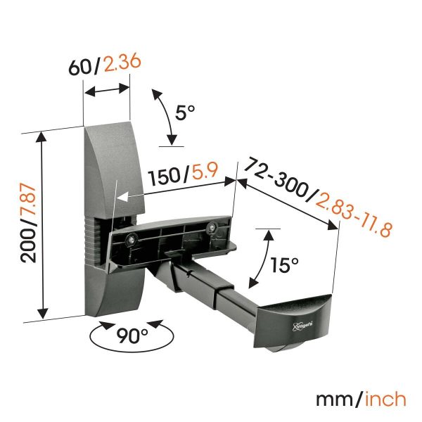 Vogels VLB200 Loudspeaker Wall Mount Bracket (Pair) Online