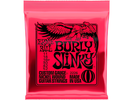 Ernie Ball Burly Slinky Nickel Wound Electric Guitar Strings (11-52) Hot on Sale