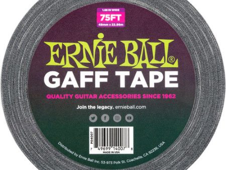 Ernie Ball Pro 2  Gaff  Tape (25 yd, Black) Hot on Sale