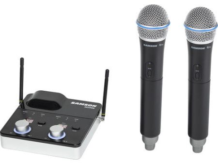 Samson Concert 288m Handheld Dual-Channel Wireless Handheld Microphone System (D: 542 to 566 MHz) Cheap