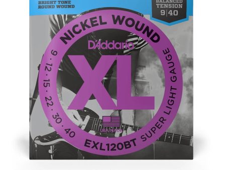 D Addario EXL120BT Balanced Tension X-Lite Electric Guitar Strings Single-Pack Online Sale