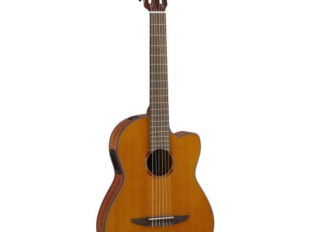 Yamaha NCX1C NT Cutaway Acoustic-Electric Classical Guitar Natural on Sale