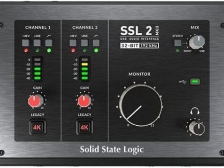 Solid State Logic SSL2 MKII 2 x 2 USB-C Audio Interface Hot on Sale