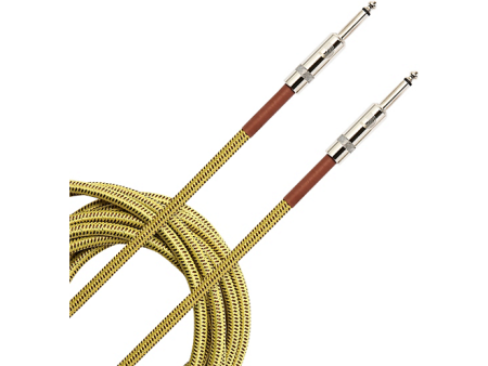 D Addario Planet Waves Braided Instrument Cable 15 ft. Tweed Online now