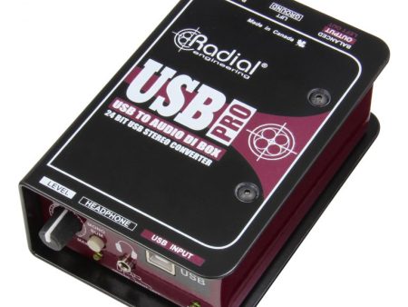 Radial Engineering USB-Pro Stereo USB Laptop DI Online