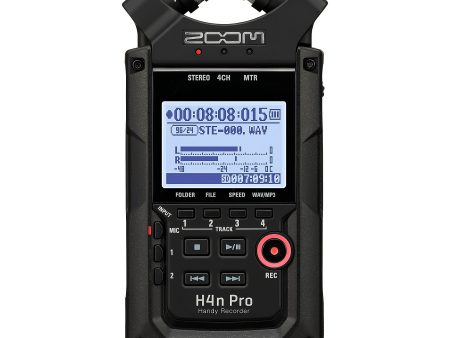 Zoom H4n Pro Handheld Recorder - All Black Edition Discount