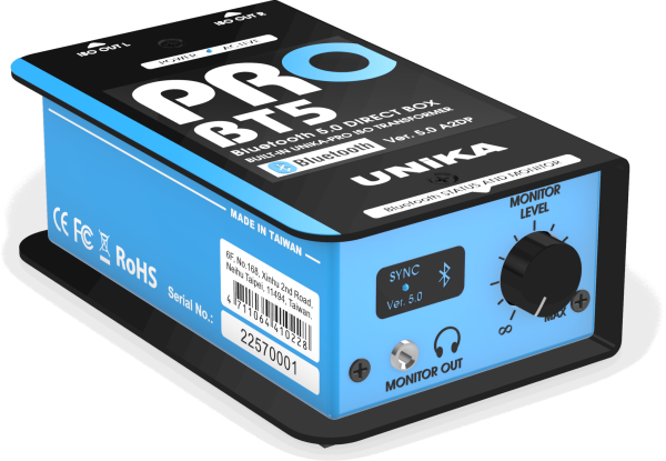 Unika Pro Audio PRO BT5 Bluetooth DI Box Sale