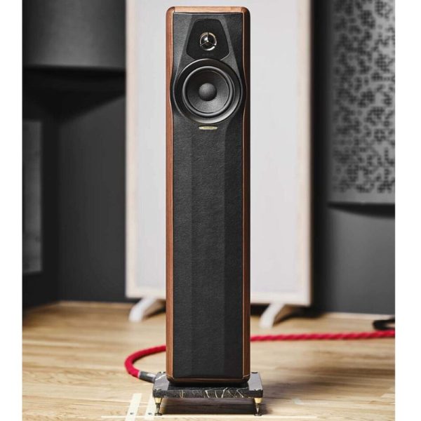 Sonus Faber Maxima Amator - 2-Way Vented Acoustic Floorstanding Speaker (Port Saint Laurent Marble base included) - Pair Online Hot Sale