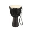 Meinl African Style Djembe Drum X-Large Black River Carved Online Hot Sale