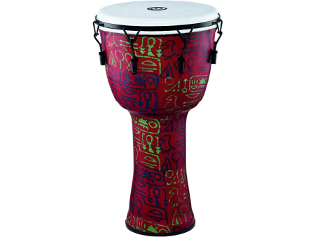 Meinl Mechanically Tuned Djembe with Synthetic Shell and Head 14 in. Pharaoh s Script For Sale