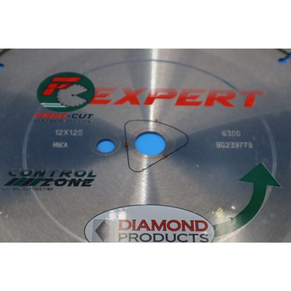 Diamond Products First Cut Expert 12x125xUNV 12  High Speed Diamond Blade, 6300, 1801509 For Cheap