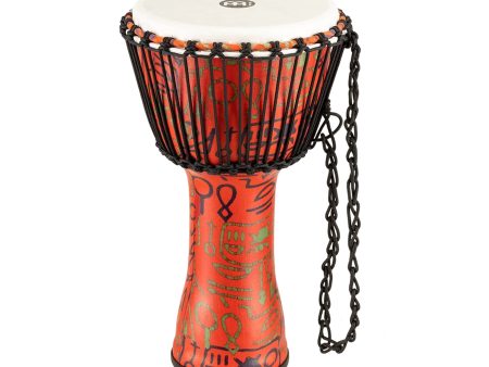 Meinl 12  Rope Tuned Travel Series Djembe - Pharaoh s Script Fashion