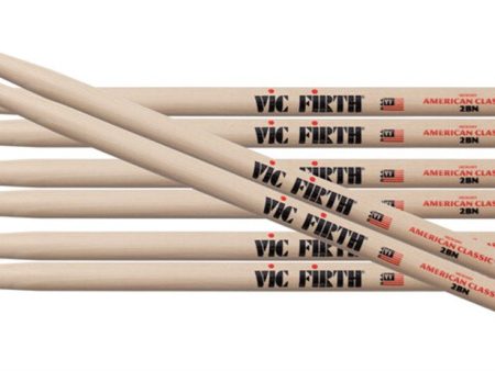 Vic Firth 4 for 3 2BN Nylon Drumstick Pack For Sale