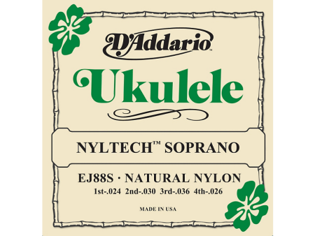 D Addario EJ88S Nyltech Soprano Ukulele Strings Sale