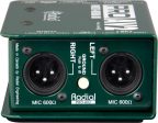 Radial Engineering ProAV2 - Audio Video Passive Stereo DI Box Discount