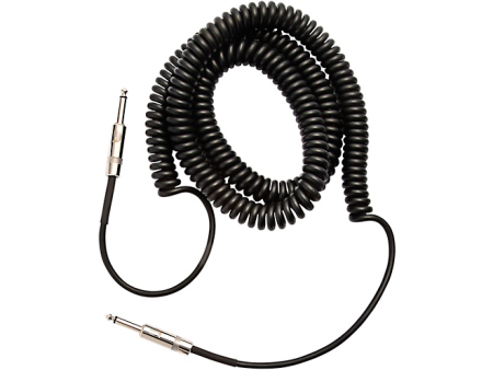 D Addario Planet Waves Coiled Instrument Cable 30 ft. Black Online now