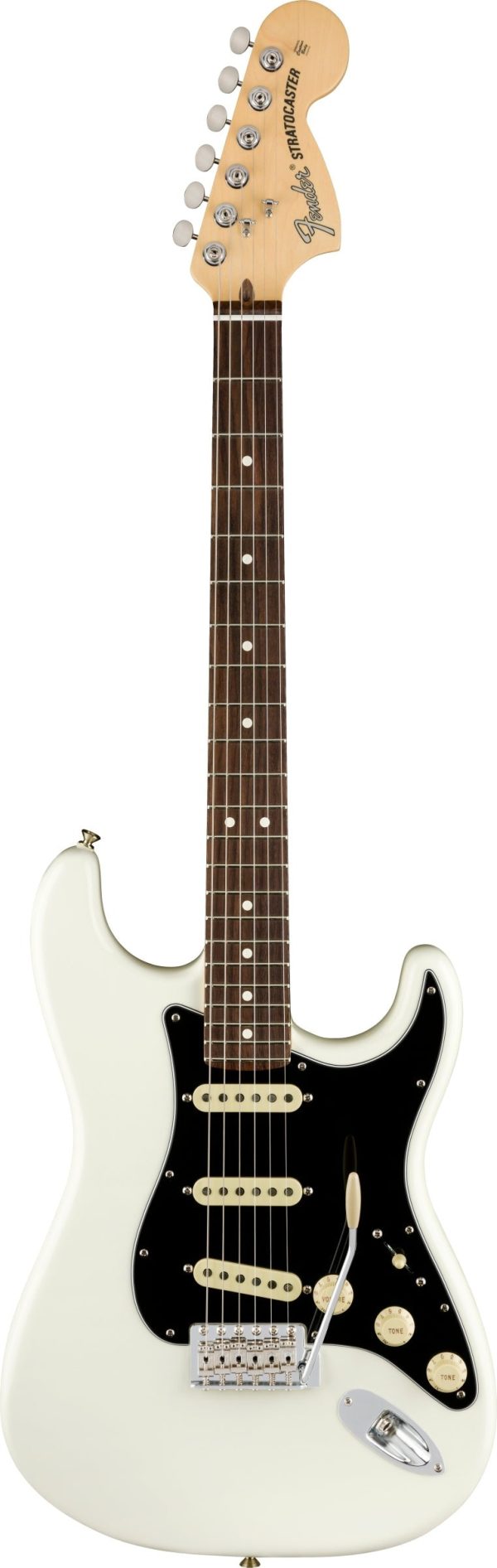 Fender American Performer Stratocaster Electric Guitar - Aged White For Sale