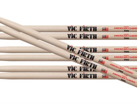 Vic Firth 4 for 3 7AN Nylon Drumstick Pack Fashion