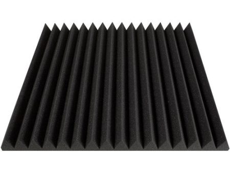 Ultimate Support 2  Wedge-Style Absorption Studio Foam Panel 24 x 24  (12-Pack, Charcoal) Sale