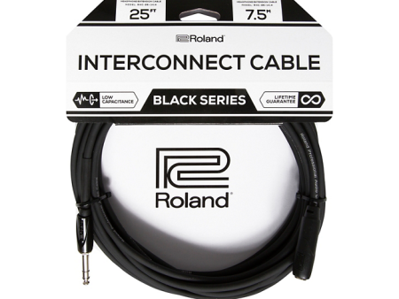 Roland 1 4  TRS Male to Female Headphone Extension Cable 25 ft For Sale