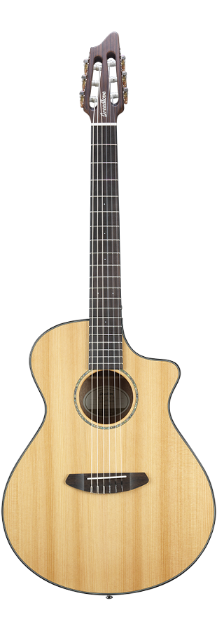 Breedlove Pursuit Concert Nylon CE Red Cedar - Mahogany Hot on Sale