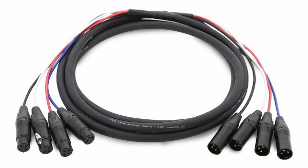 4ch Multicore XLR Snake Cable (5m) For Cheap