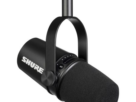 Shure MV7 USB and XLR Dynamic Microphone Black on Sale