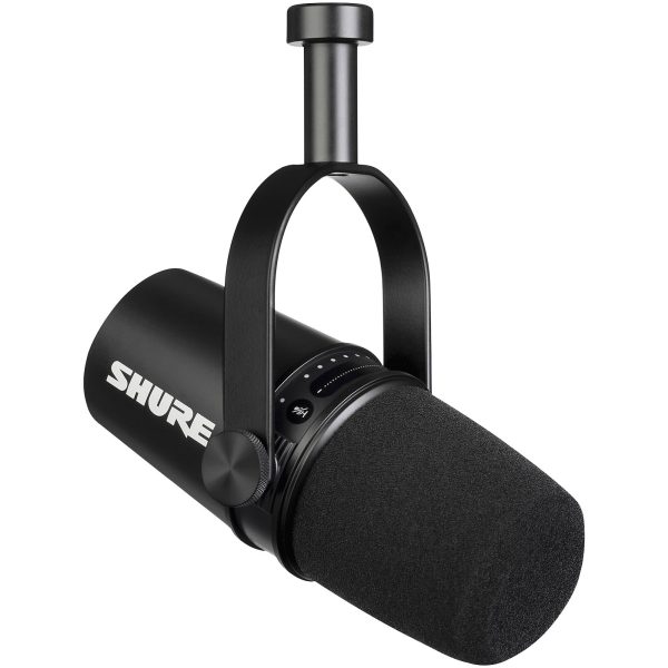 Shure MV7 USB and XLR Dynamic Microphone Black on Sale