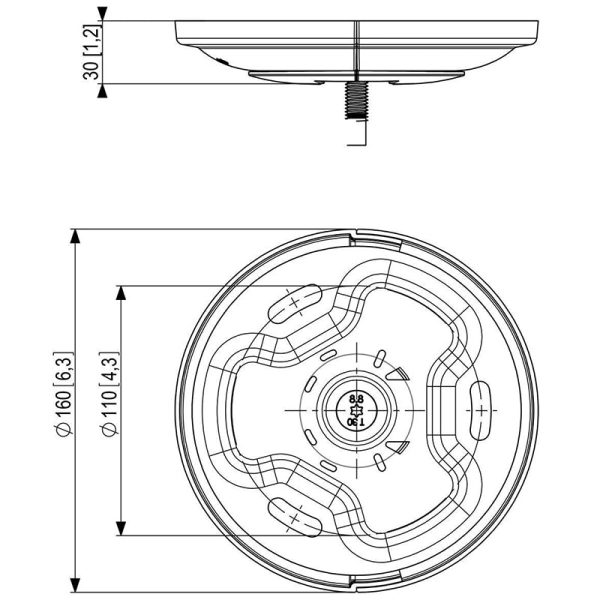 Vogels PUC 1011 - Ceiling Plate Fixed Discount