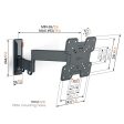 Vogels TVM 3245 Full-Motion TV Wall Mount - 19 to 43  (Each) Fashion