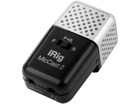 IK Multimedia iRig Mic Cast 2 for iOS, Mac and Select Android Devices Online Sale