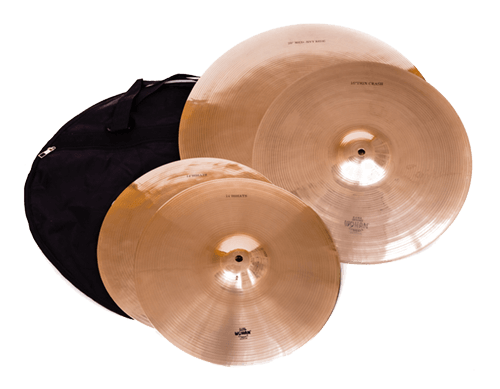 Wuhan Western Style B20 Cymbal Set with Included Bag Fashion