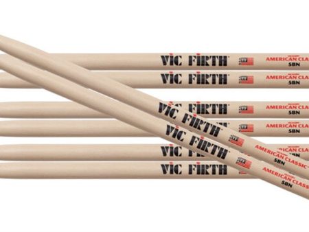 Vic Firth 4 for 3 5BN Nylon Drumstick Pack Discount