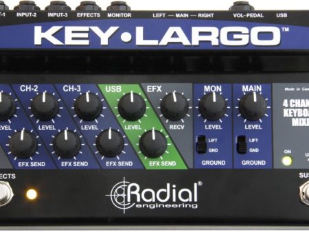 Radial Engineering Key-Largo Keyboard Mixer on Sale