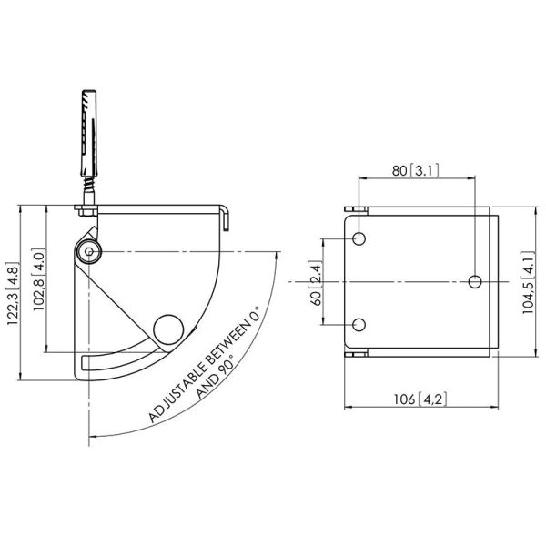 Vogels PUC 1030 - Ceiling Plate Turn and Tilt Cheap