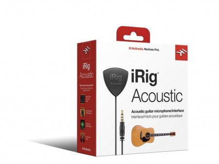 IK Multimedia iRig Acoustic Clip-On Guitar Mic for iOS Mac Fashion