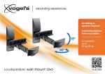 Vogels VLB200 Loudspeaker Wall Mount Bracket (Pair) Online