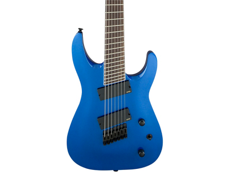 Jackson X Series Soloist SLAT7 7-String Multi-Scale Electric Guitar Blue Metallic Cheap