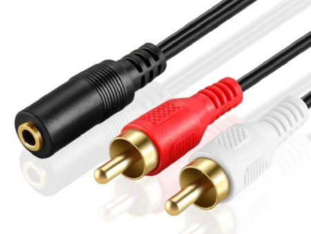 Sennheiser - Mini Jack Adapter 3.5ST - 2 RCA Cable (Each) For Discount