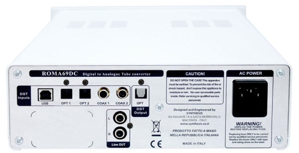 Synthesis Roma 69DC High Resolution Tube DAC (Each) Online Sale